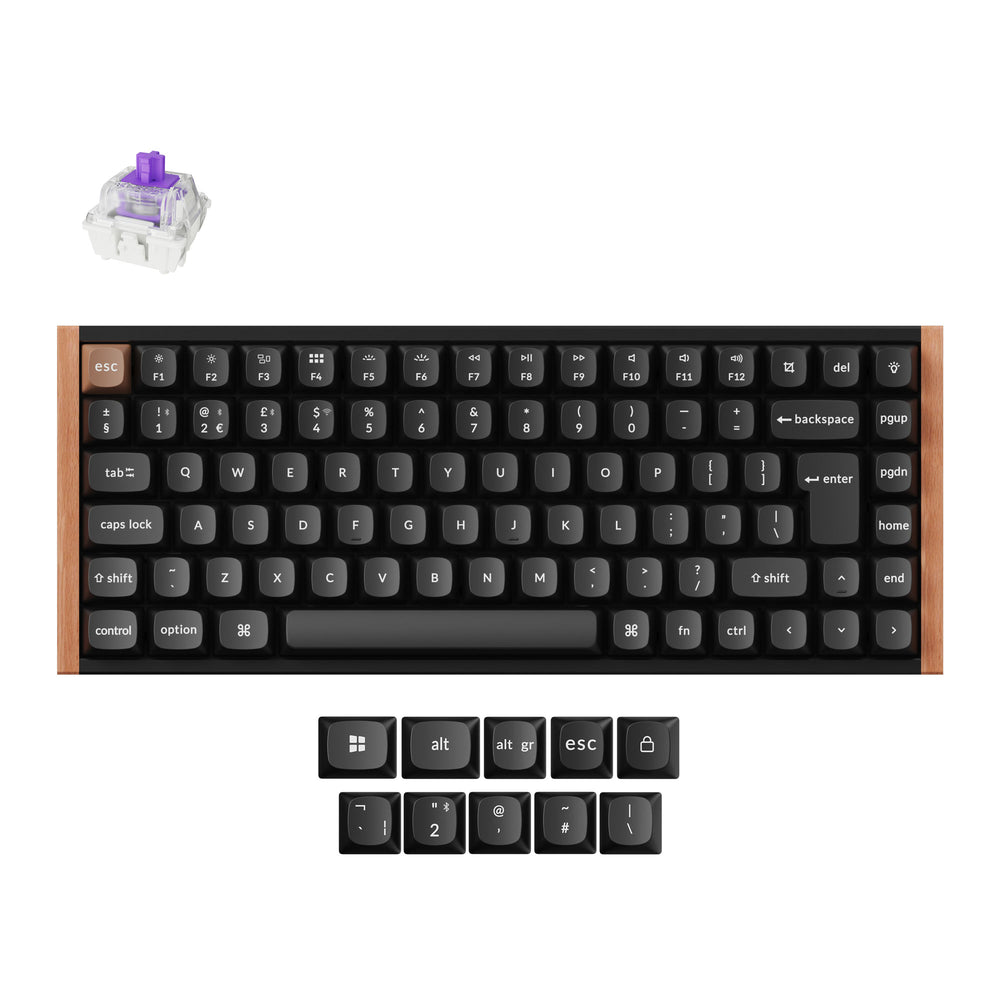 Lemokey P1 QMK Wireless Custom Mechanical Keyboard ISO Layout