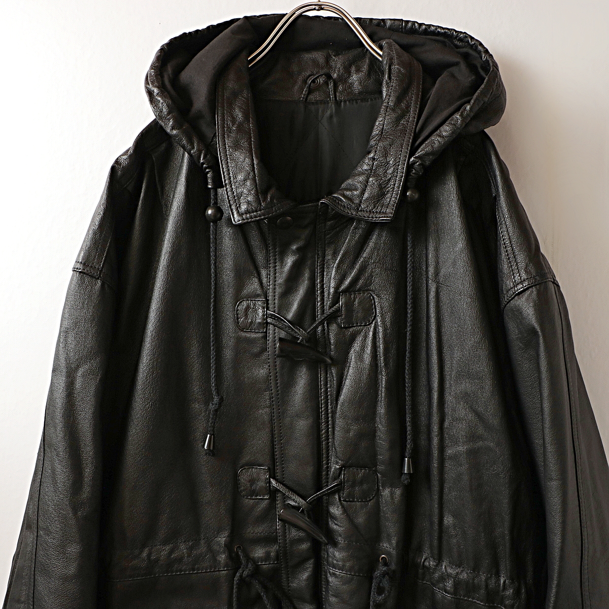 Traditional Trends レザー ダッフルコート 古着 used – khaki select