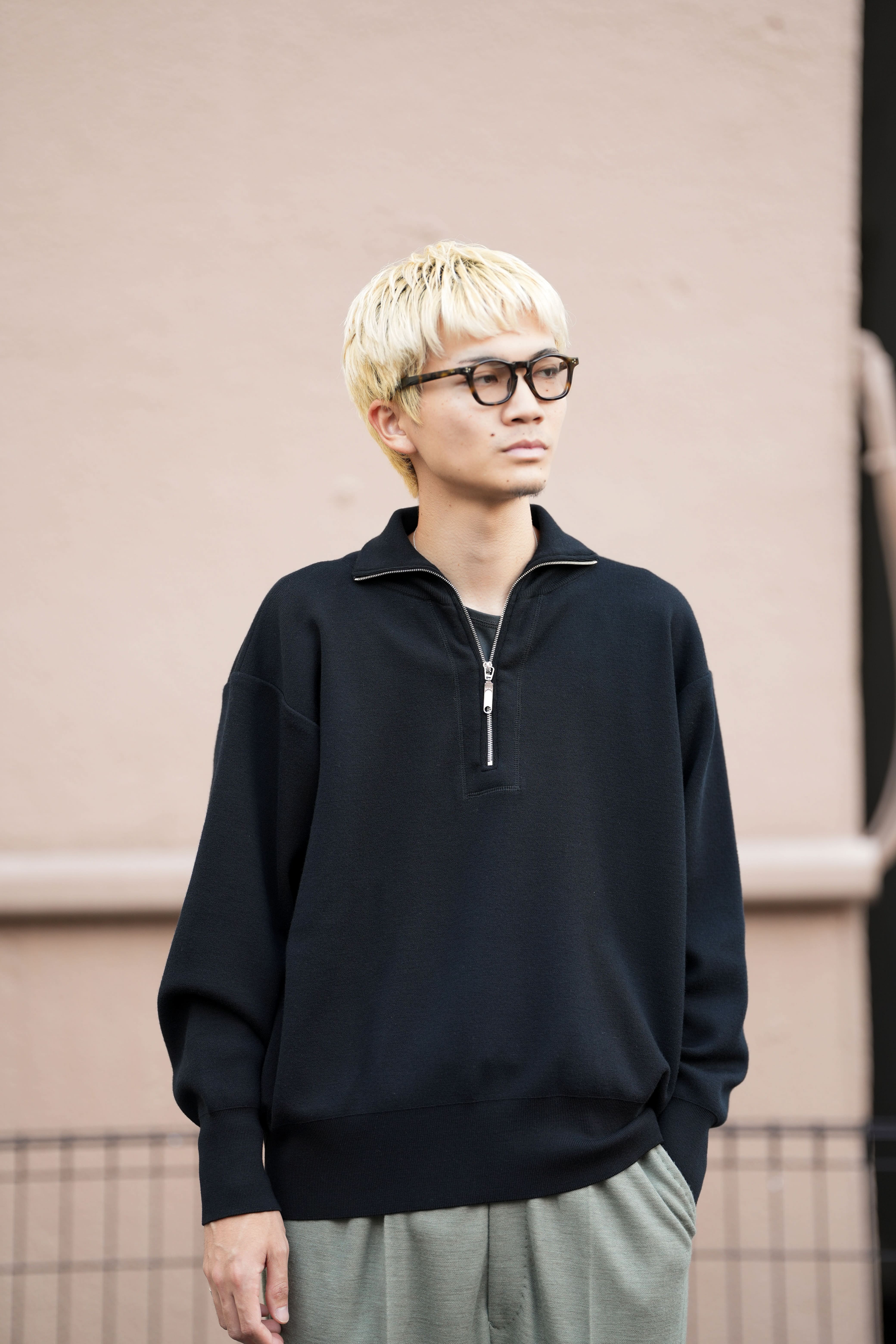 ハーフジップスウェット。 – khakiの店主ブログ