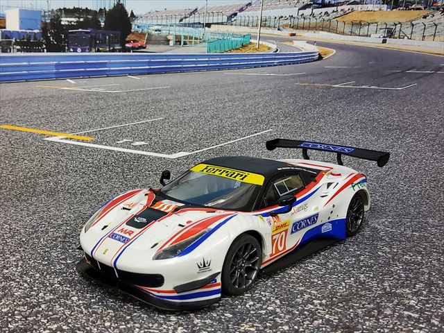 数量限定】MINI-Z用プラボディー GL 488 GT3（塗装済み）：ホワイト