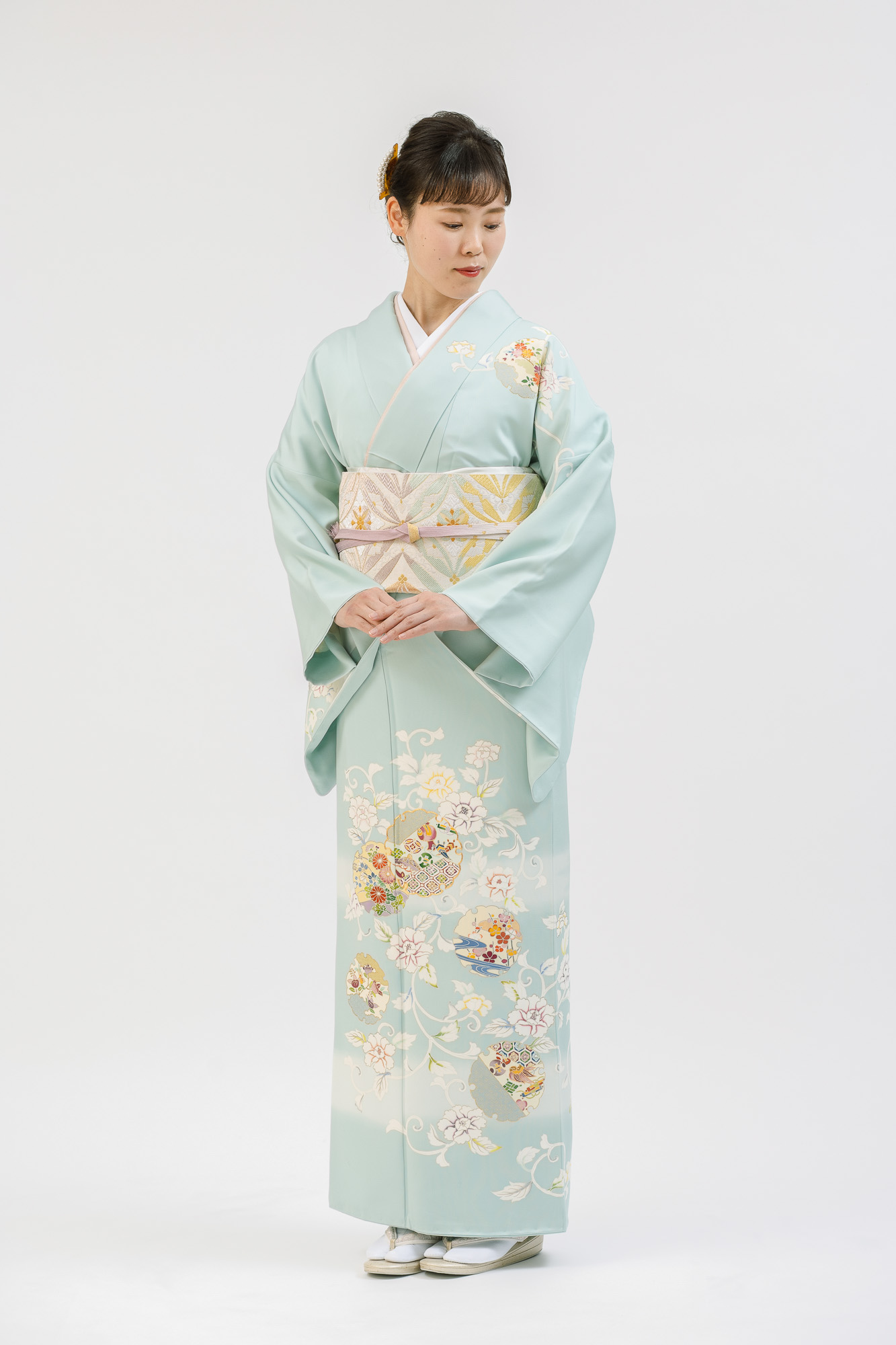 緑から選ぶ訪問着のレンタル | KIMONO－PRO京都