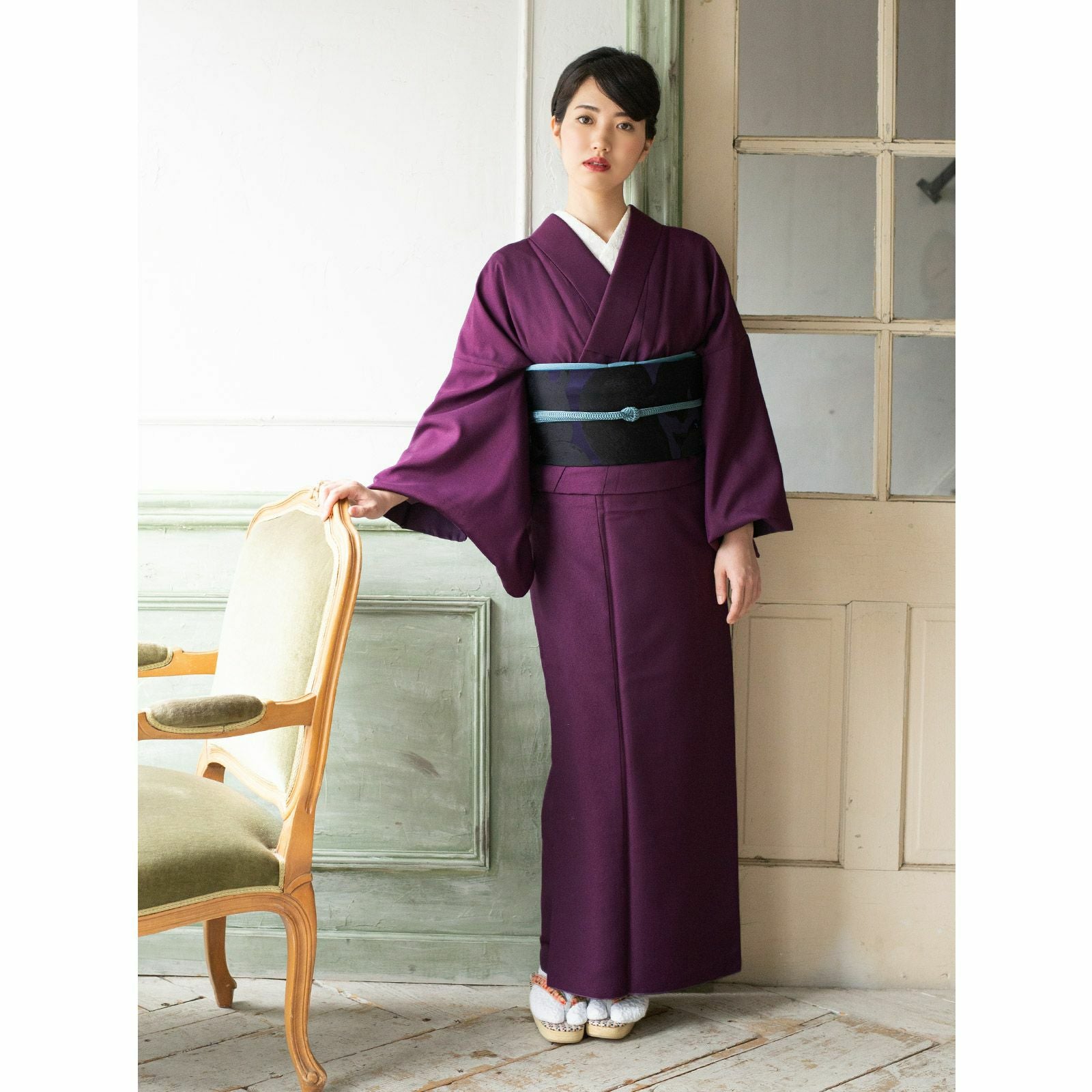 洗える着物 色無地 袷】色無地 お仕立て上がり レディース プレタ