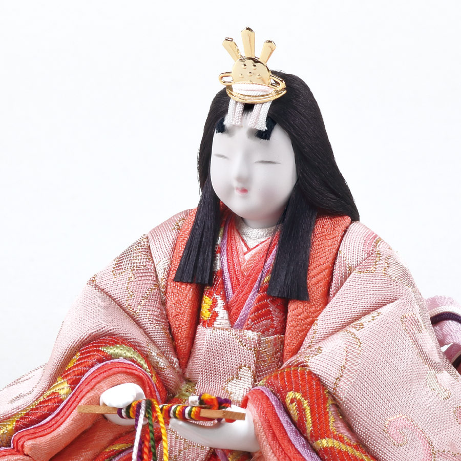 人形の田辺 / 【真多呂】木目込雛人形 杏珠雛 親王飾り