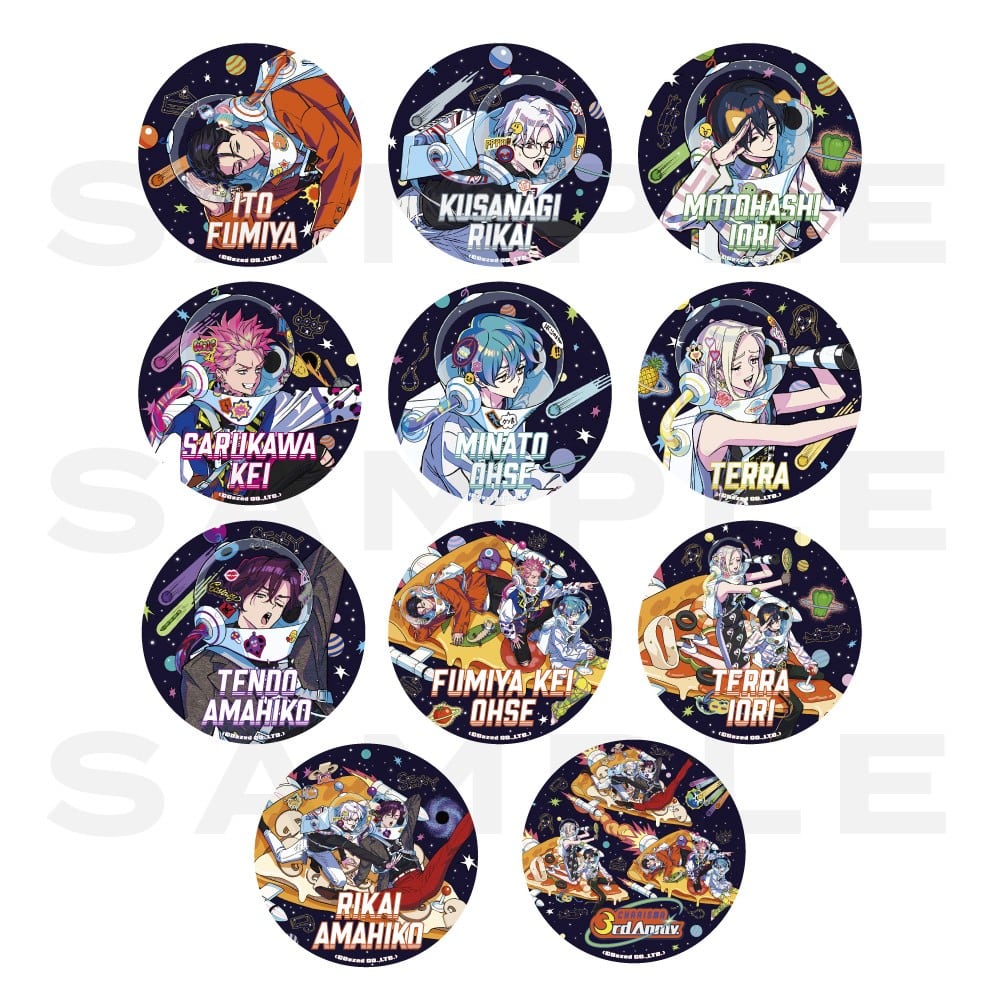 カリスマ　缶バッジ　3周年　理解　40点 KING e-SHOP > トレーディング蓄光缶バッジ 3周年ver.(全11種): グッズ