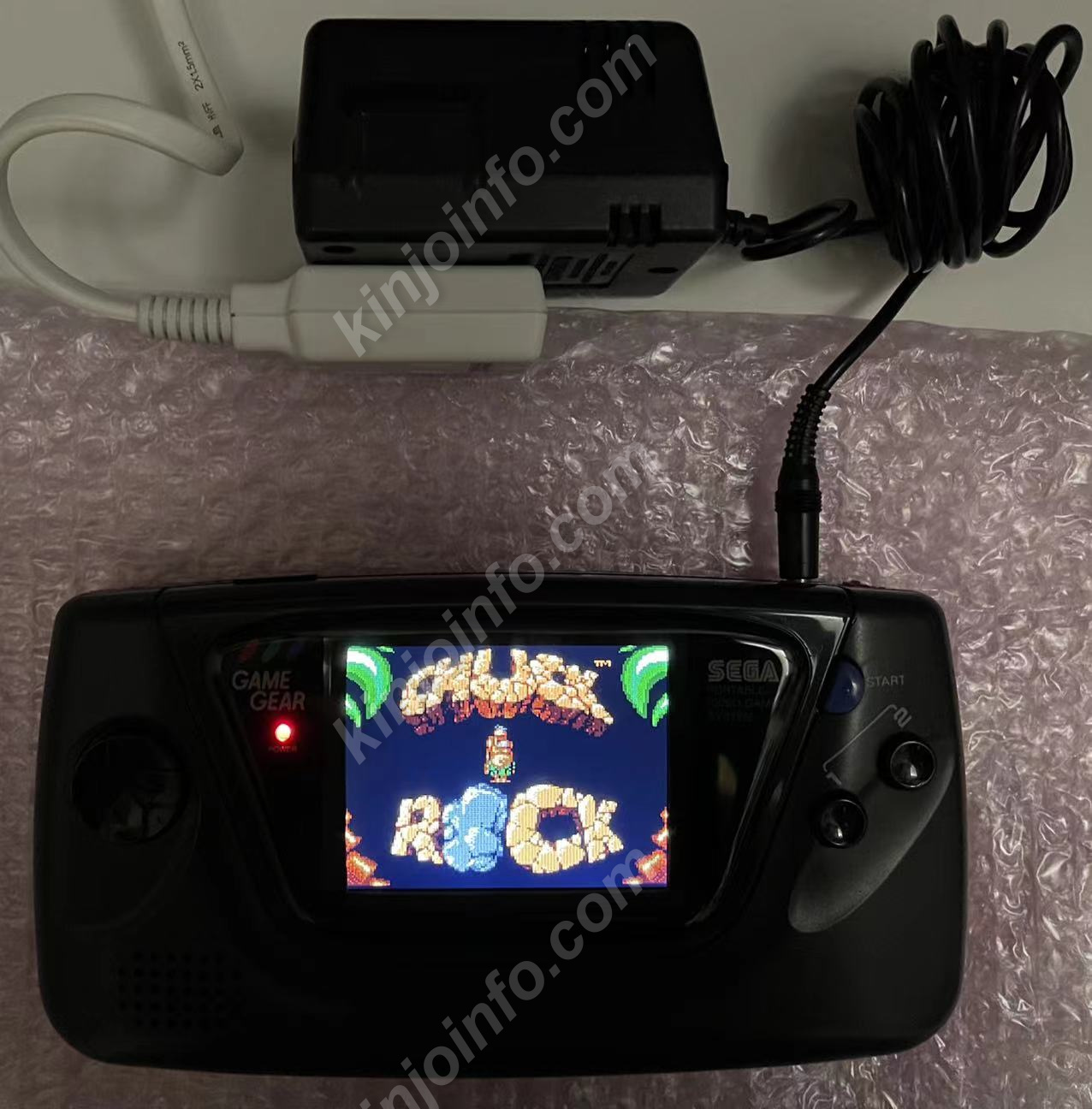 SEGAゲームギア+ACアダプター（TFT液晶取付+コンデンサフル交換+全面