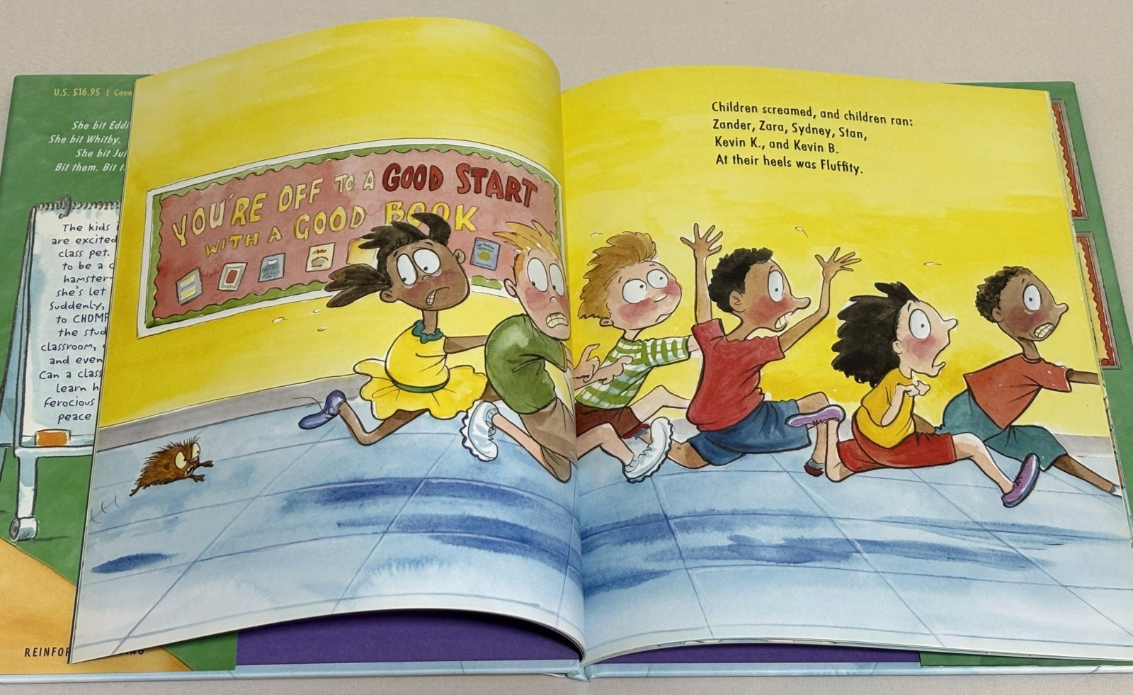 英語絵本】Ferocious Fluffity: A Mighty Bite‑y Class Pet（Erica S