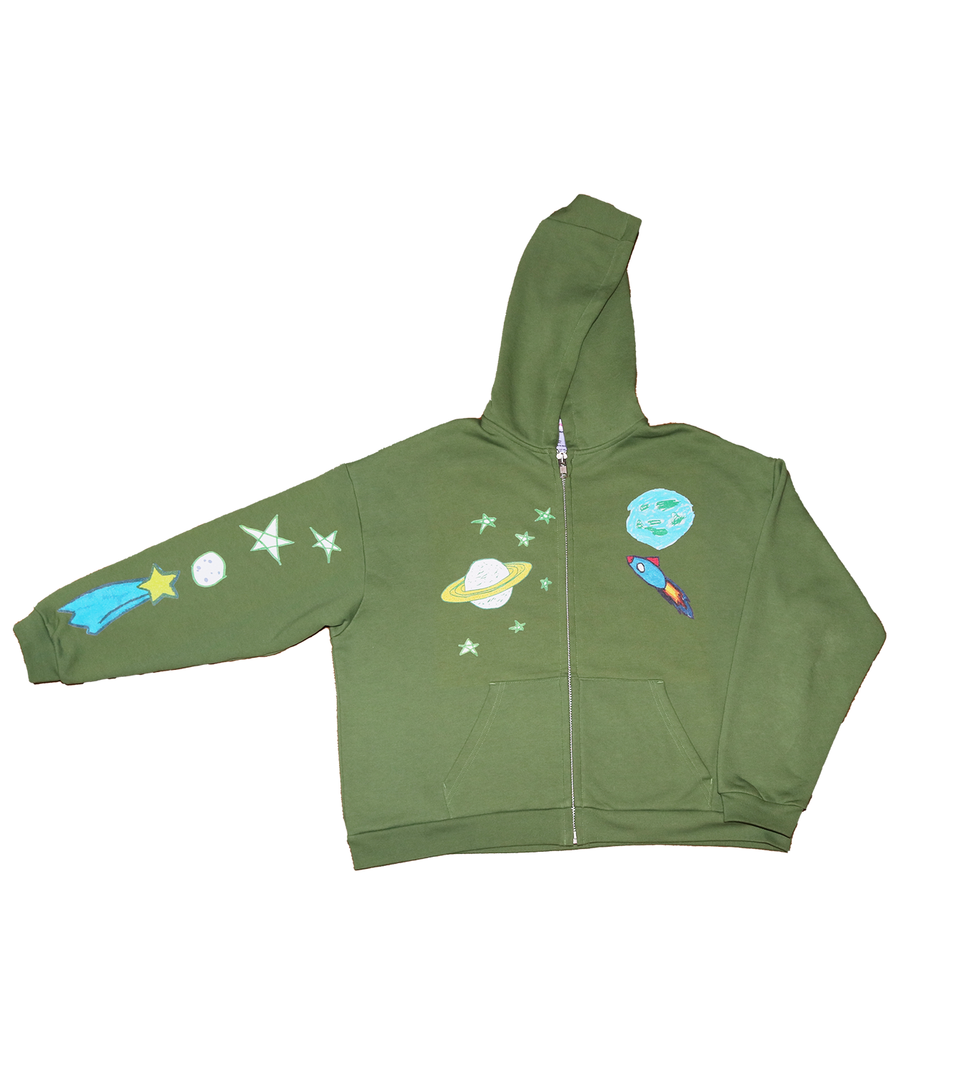 All Over Space Zip Up – Kids Worldwide