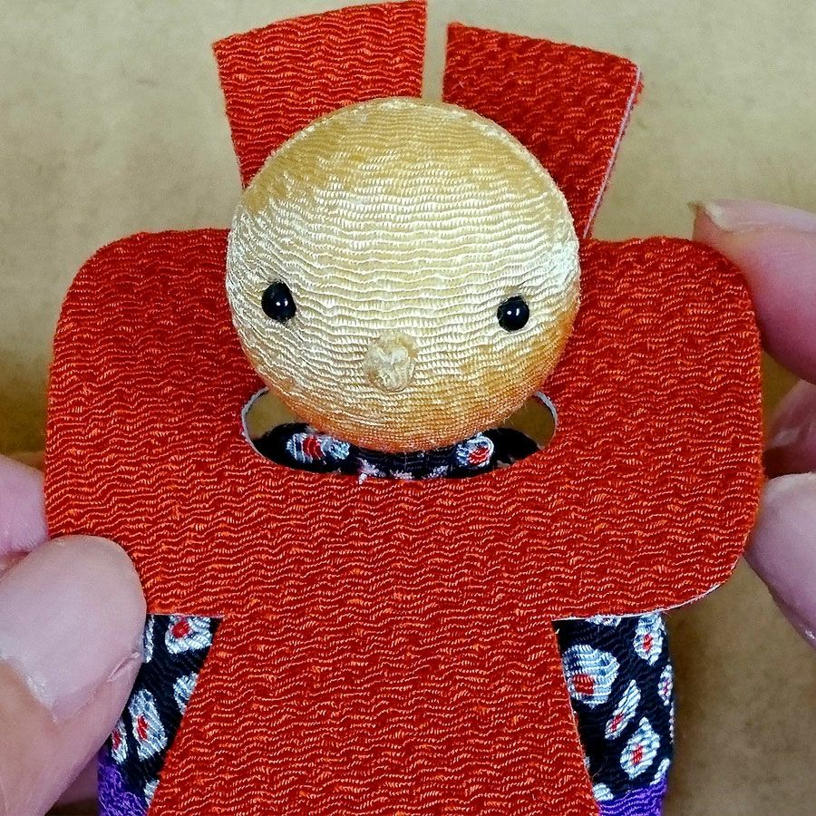 ちりめん細工キット 開運縁起の七福神人形 |生地 和柄/和布/ちりめん