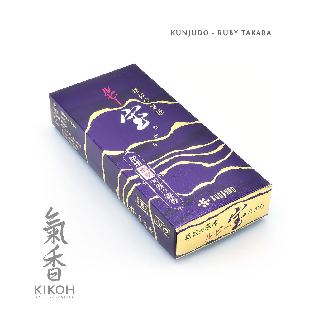 Kunjudo Ruby Takara Incense - Kikoh Incense LLC