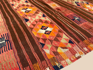 オールドキリム キリムラグ トルコ・アドゥヤマン 222×155㎝ (No.20326