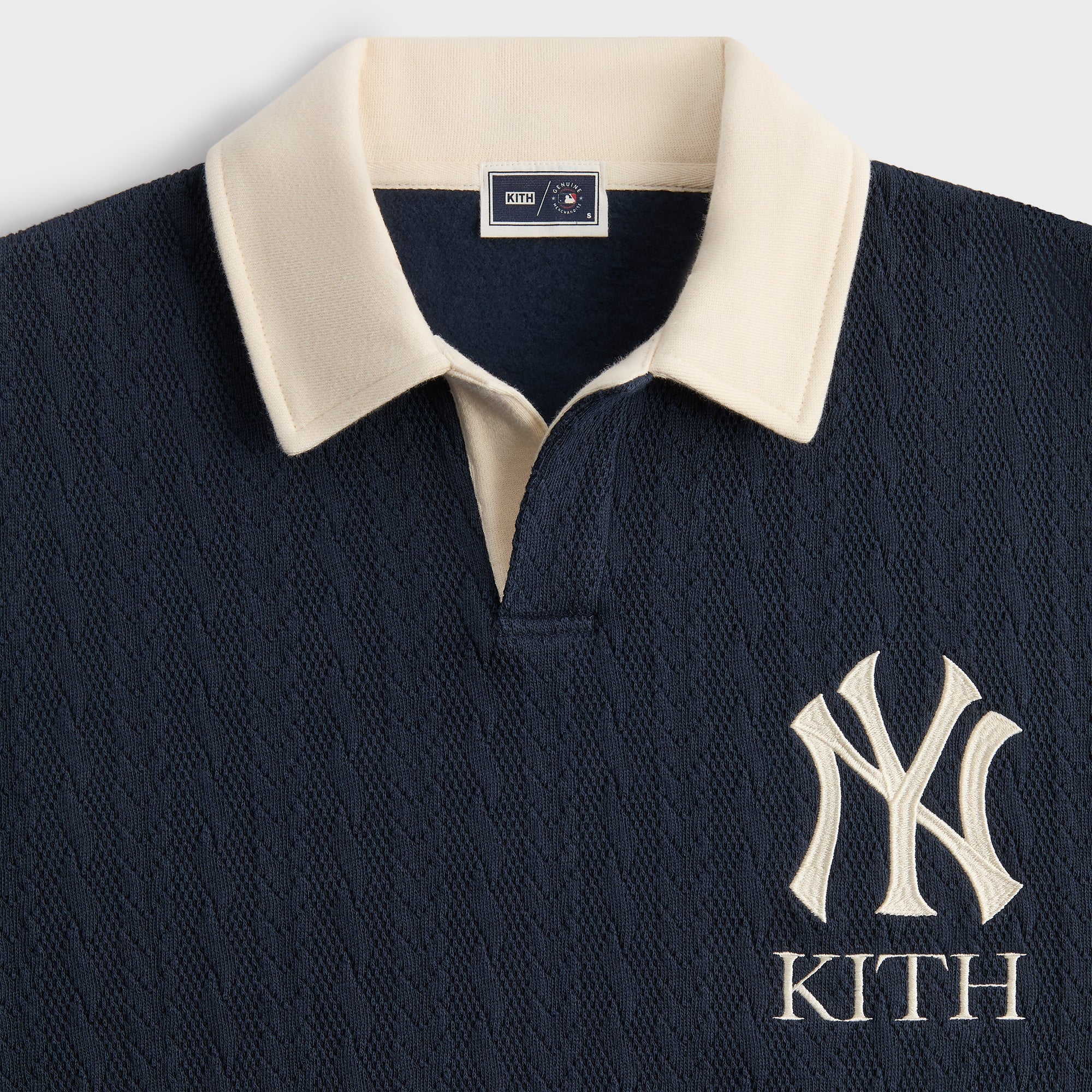 Kith for the New York Yankees Cable Fleece Nelson Sweatshirt - Nocturn