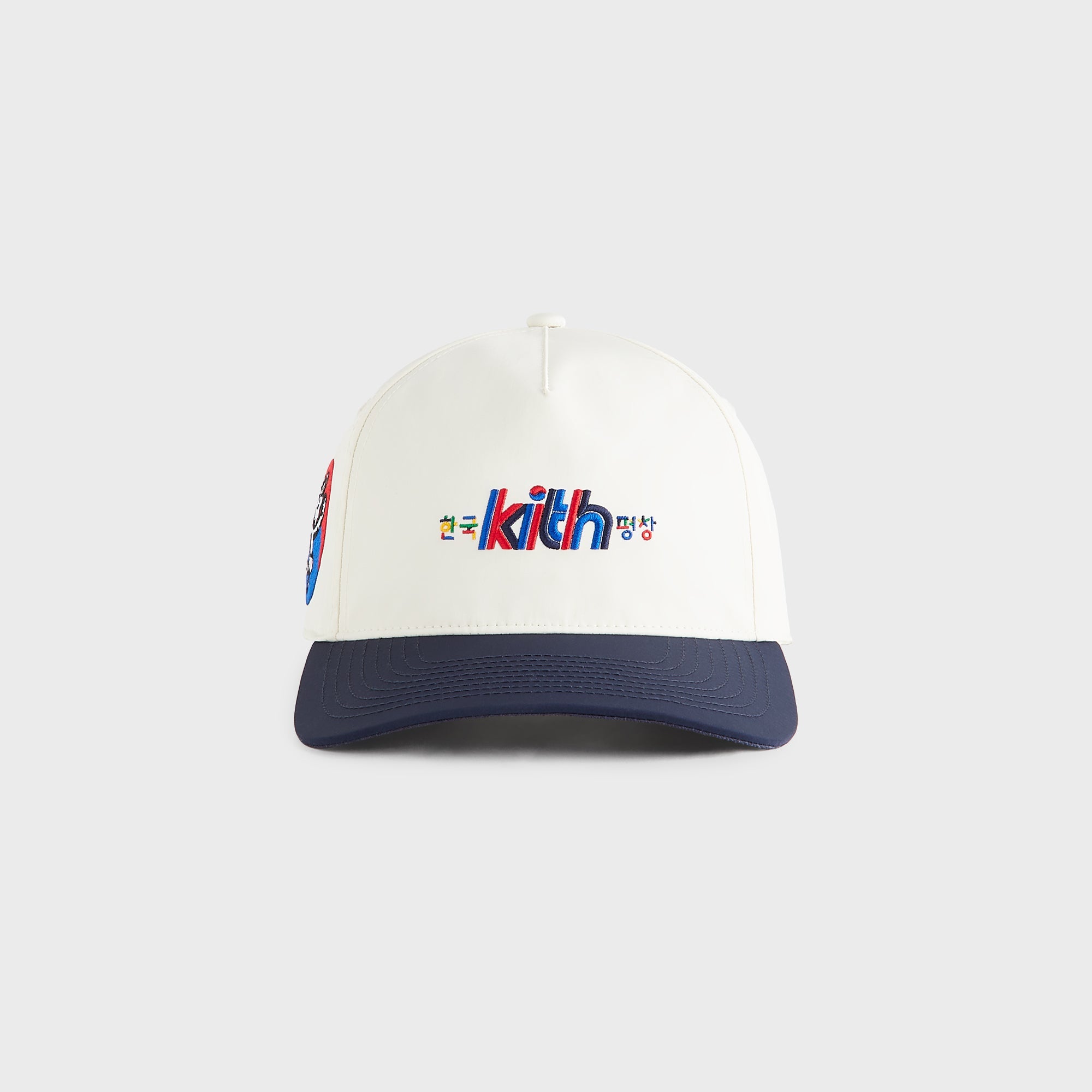 Kith for Olympics Heritage Pyeongchang Nylon Bay Low Pinch Crown Snapb