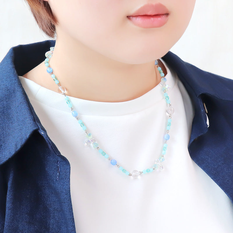 レシピNo.KR1226 チェコビーズの2wayアクセサリー2種 – 貴和製作所