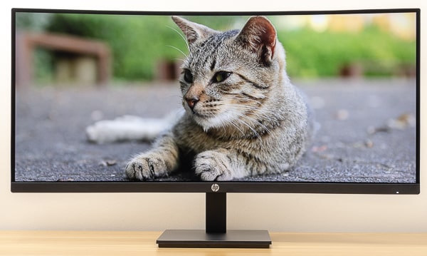 HP M34d WQHDカーブドディスプレイレビュー：ほぼ5万円で100Hz対応の34