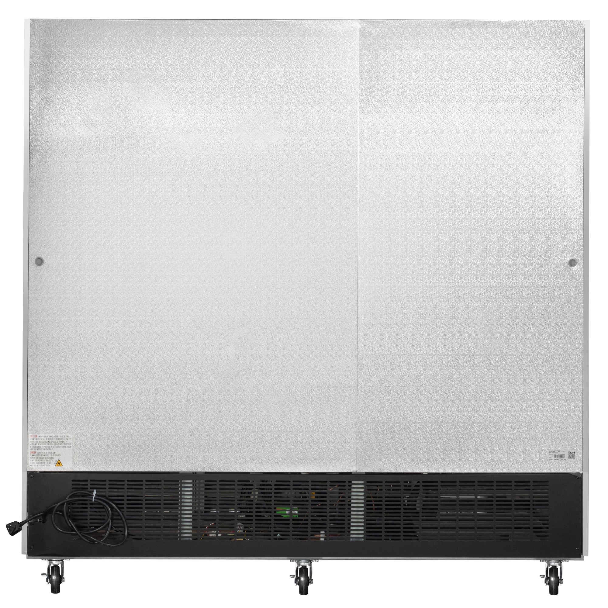 82 in. Three-Door Reach-In Freezer 72 cu ft. RIF-3D-SS. – Koolmore