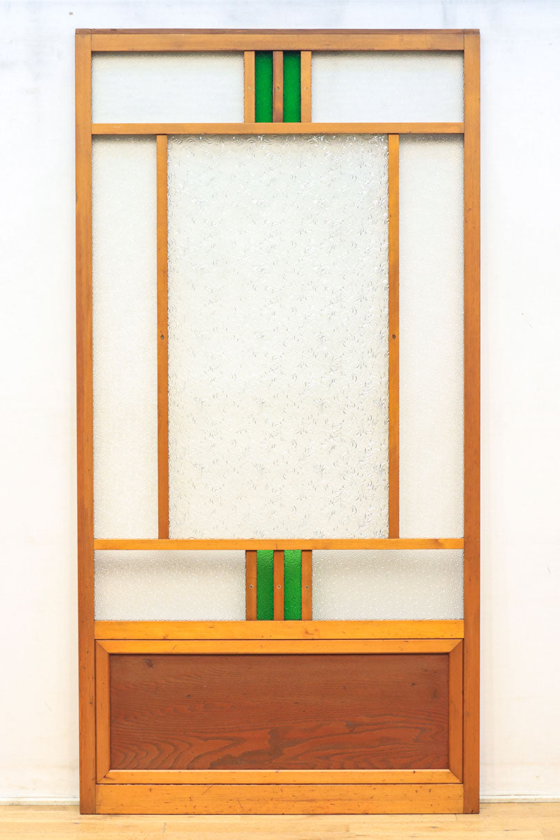 幅900ミリ 昭和レトロ!! 素敵なグラデーションが映えるガラス戸 F8087