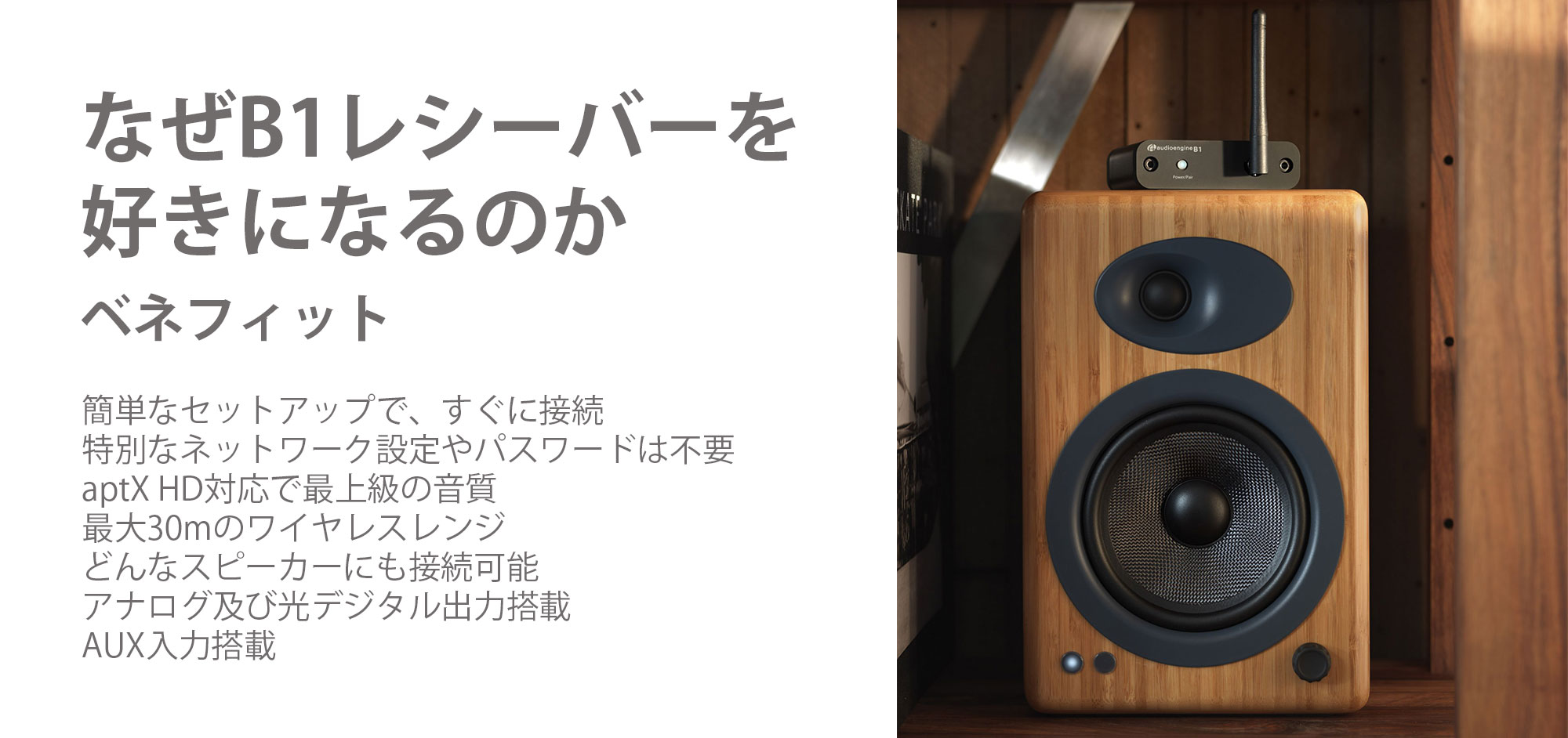 Audioengine B1プレミアムBluetoothレシーバー | kopek｜