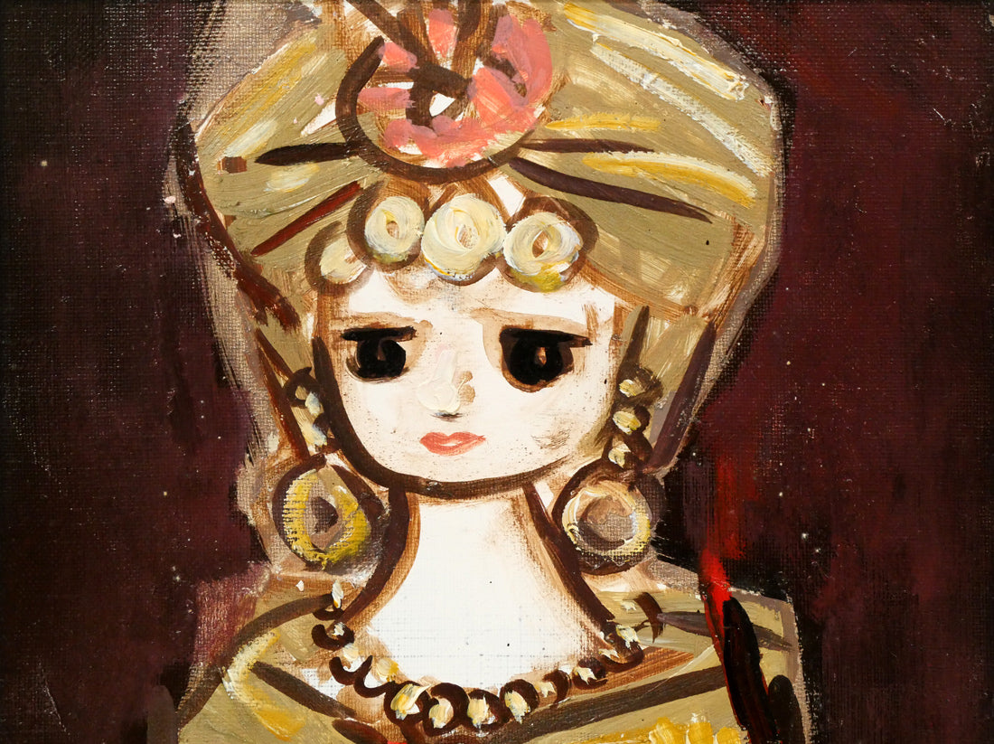 人物画#11 女性の肖像 油彩画 8号 F8 油絵 人物画#11 女性の肖像 油彩