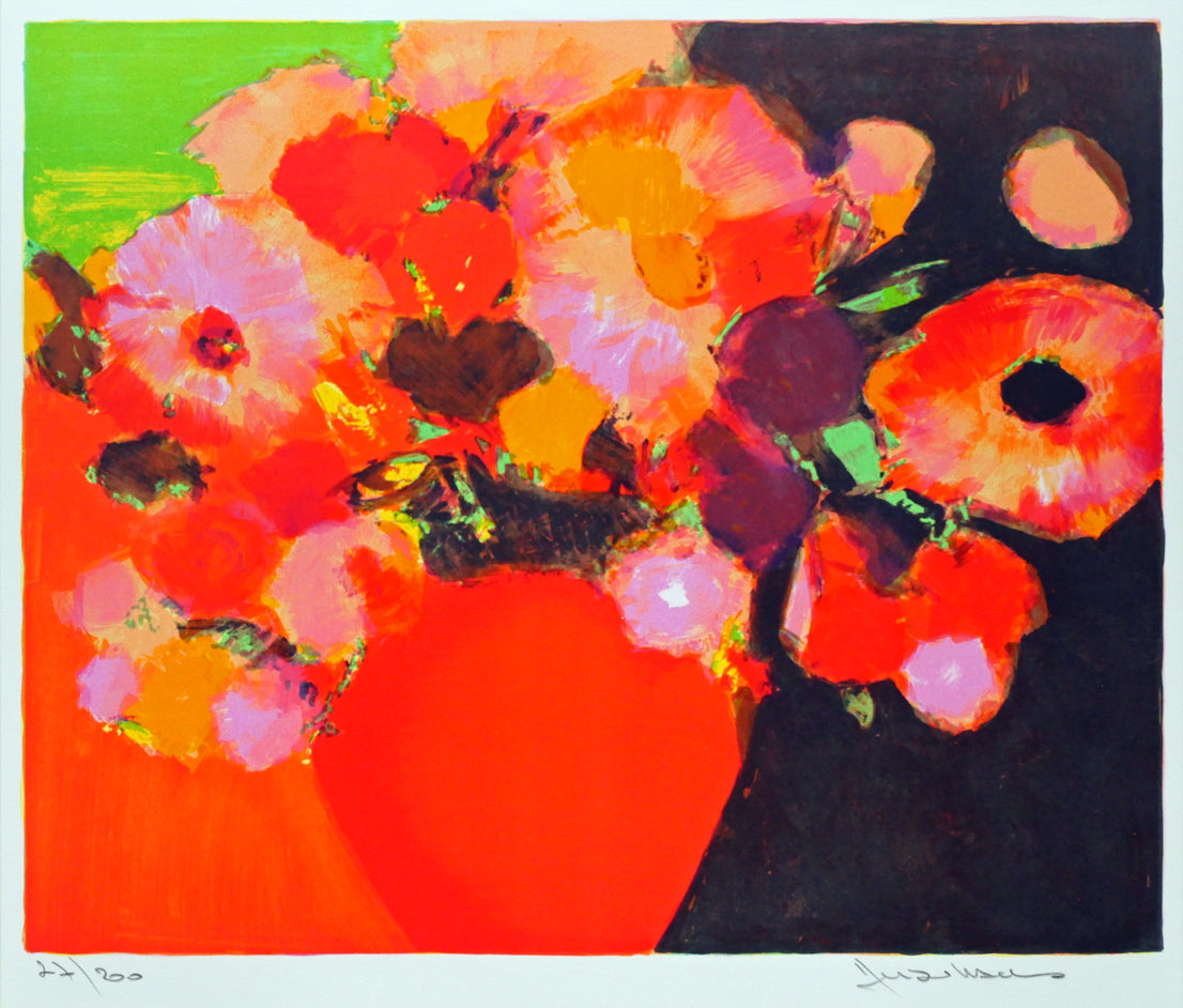 ジャン＝クロード アレンバック（Jean-Claude ALLENBACH）「赤い花瓶の