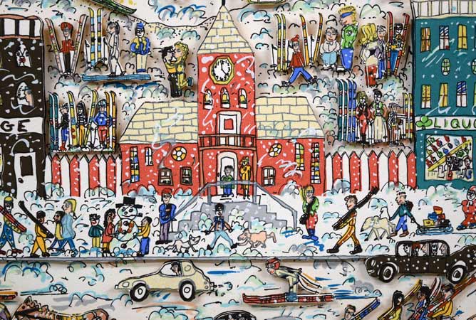 ジェームス・リジィ（JAMES RIZZI）「IT′s THE ALTITUDE」3Dリトグラフ