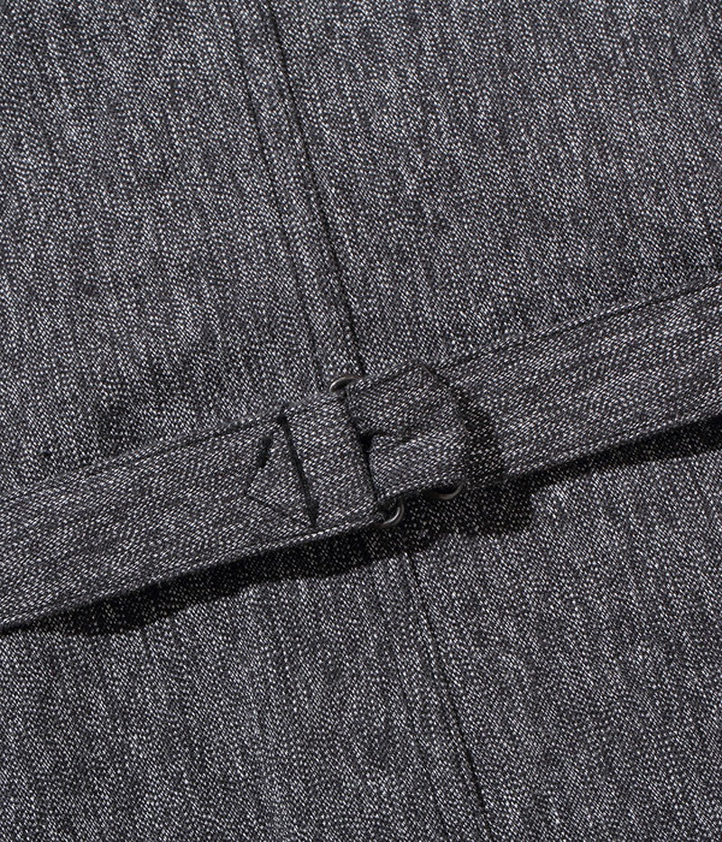 SC12795 / SUGARCANE 9oz. BLACK COVERT WORK VEST – Klaxon Japanese