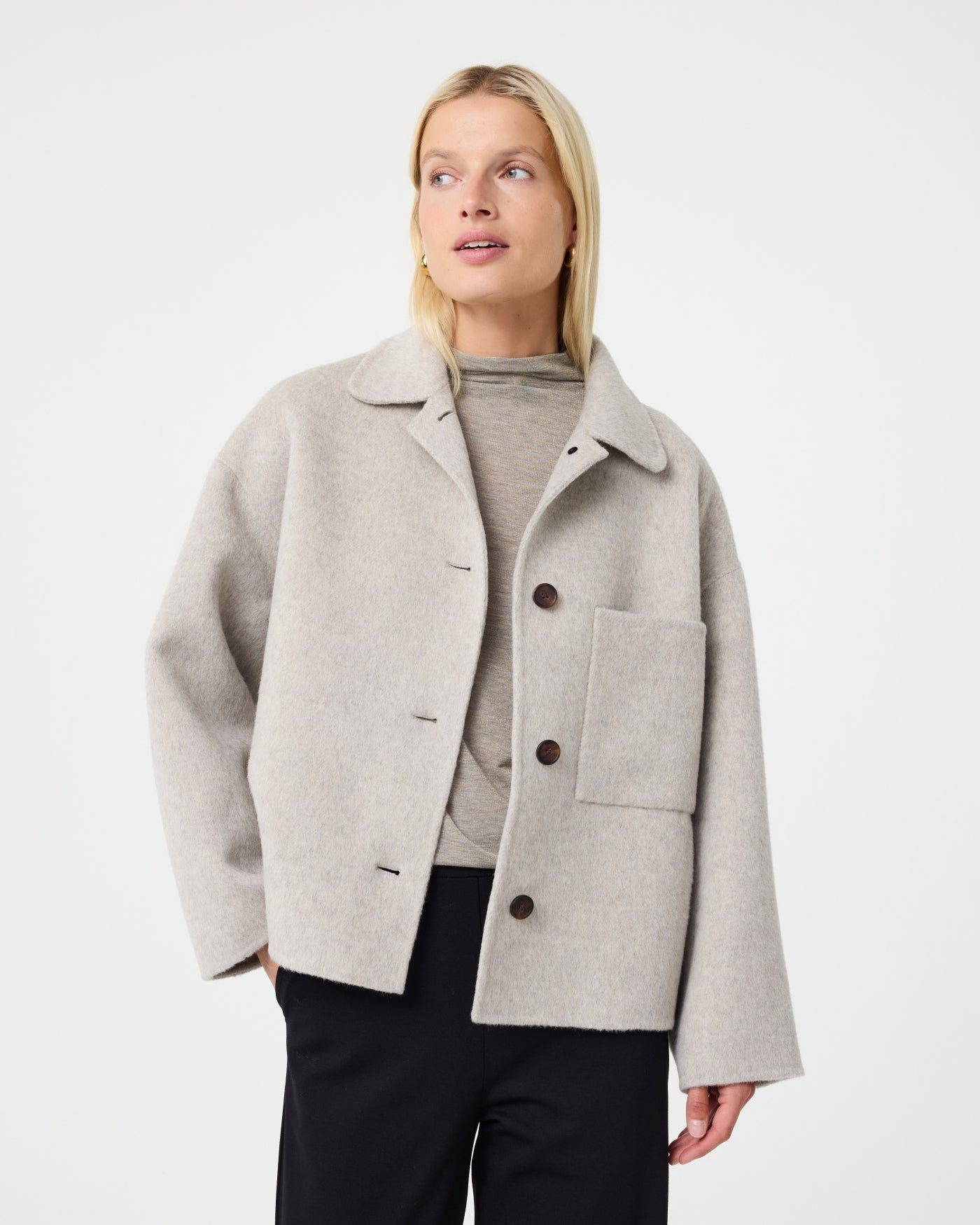 Odette Jacket | Greige – Knit-ted