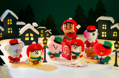 BTS x BT21 2022 Holiday Edition Standing Doll – Kpop Omo