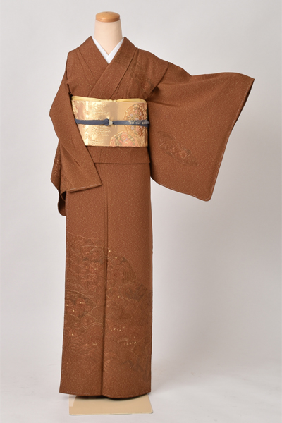 訪問着［たたき染めと刺繍］｜着物レンタルあき (来店着付け無料・全国