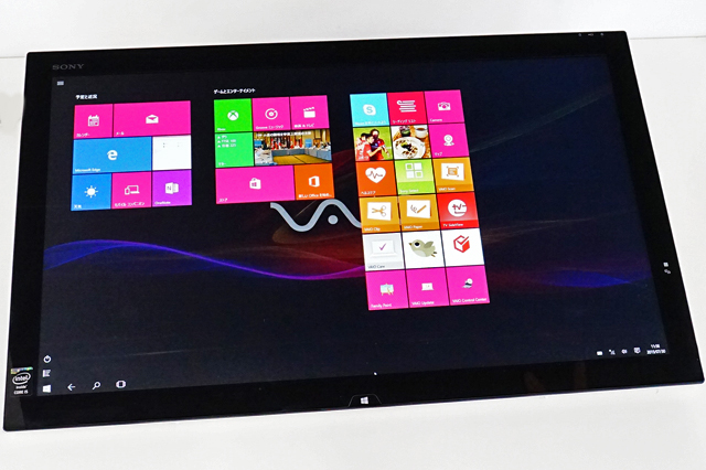 SONY製の「VAIO Tap 21」、「VAIO Pro 11」、 「VAIO Pシリーズ」を