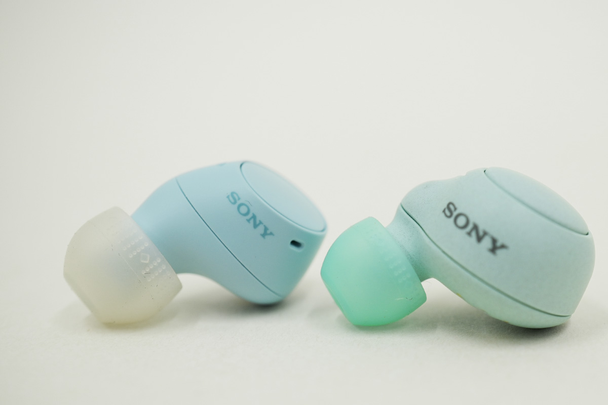 ソニー史上最小サイズ密閉型完全ワイヤレスイヤホン「WF-C510」実機