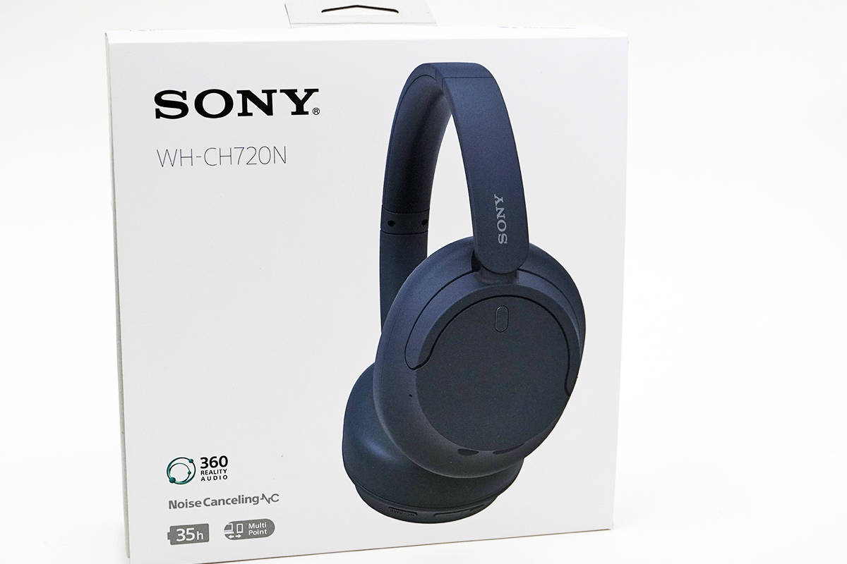 ソニーのワイヤレスノイキャンヘッドホン最軽量モデル「WH-CH720N