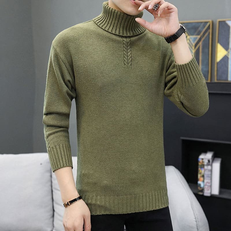 Military Turtleneck Sweater 