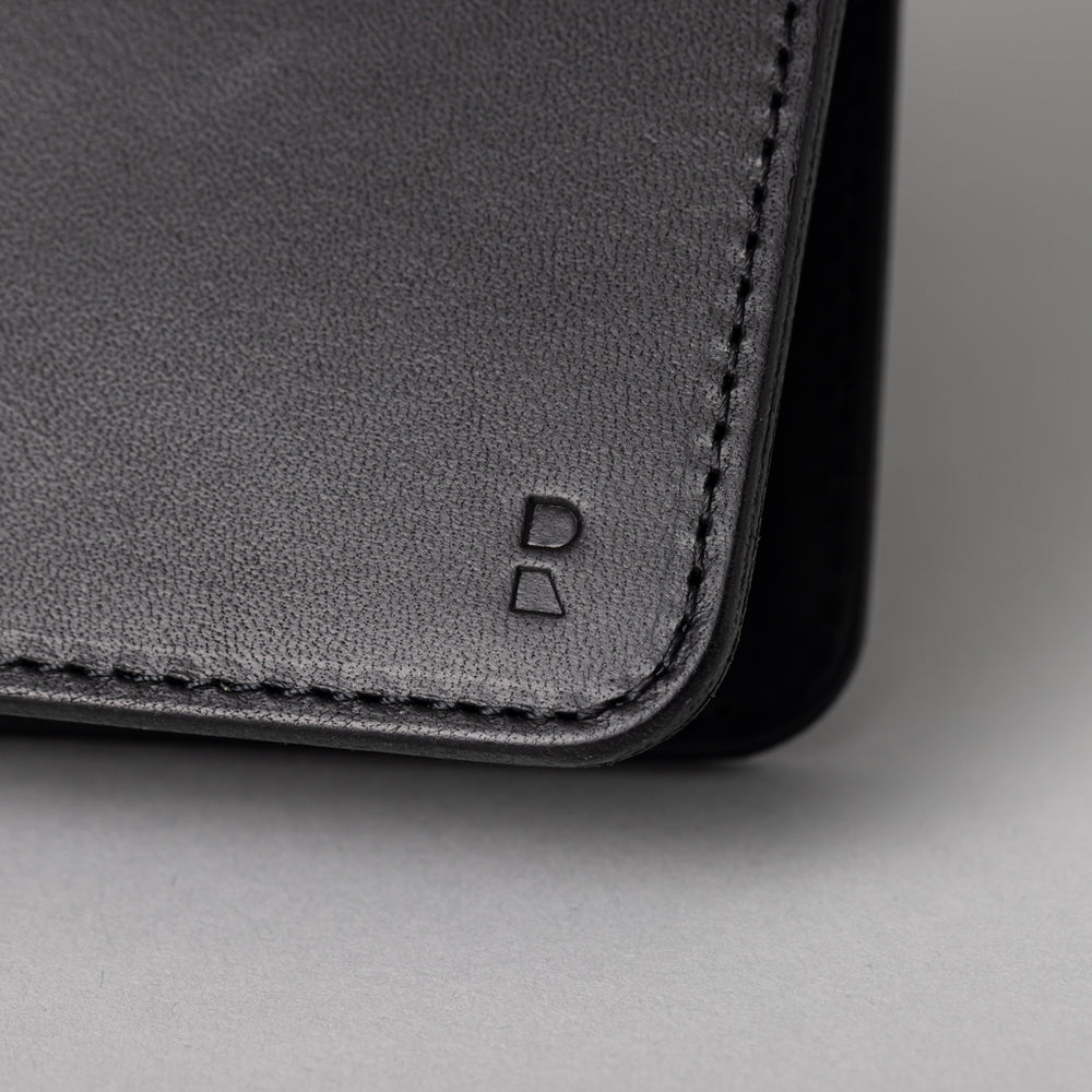 レザーパスポートケース Passport cover 黒 – kuros.style