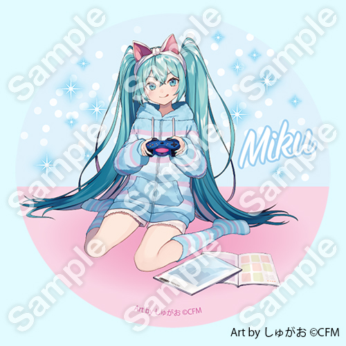 初音ミク バーチャルくじ しゅがお BIG缶バッジC 初音ミク バーチャル