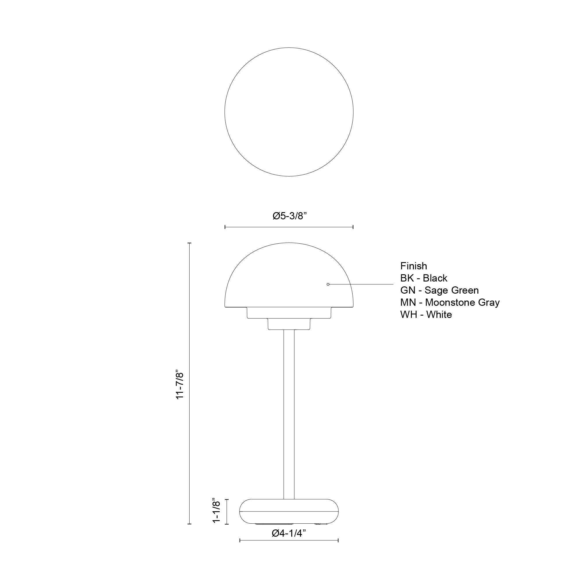Hinata 12-in Table Lamp – Kuzco Lighting