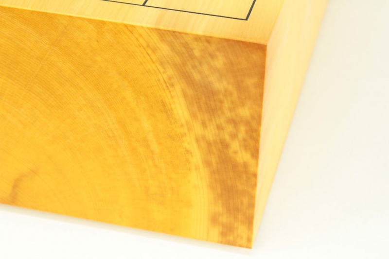 日本産】本榧卓上将棋盤 3寸板目（一枚物）219131