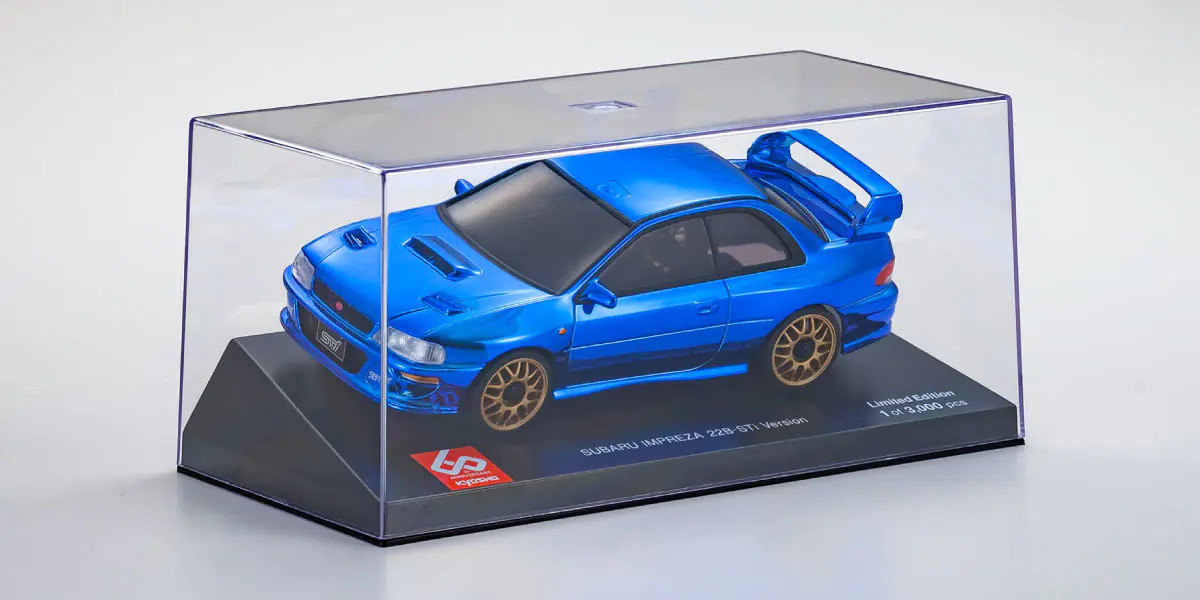 ASC MA020 SUBARU Impreza 22B-STi Version Chrome Blue Kyosho 60th
