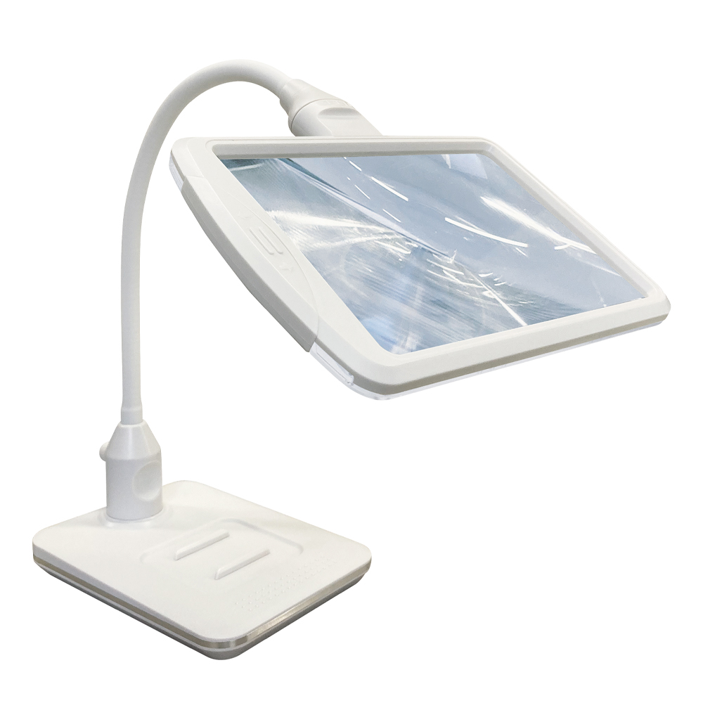 LEDスタンドライトルーペ アイボリー - 共栄プラスチック
