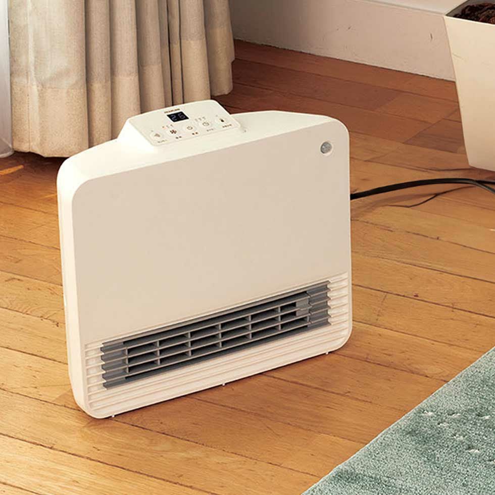 販売終了】セラミックヒーター人感＆室温センサー付きKPH-1246