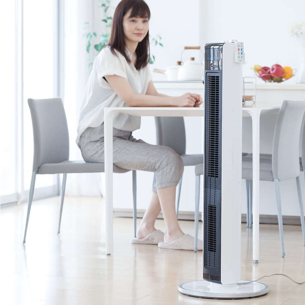 アウトレット】ホット＆クールハイタワーDCモーターKHF-1231