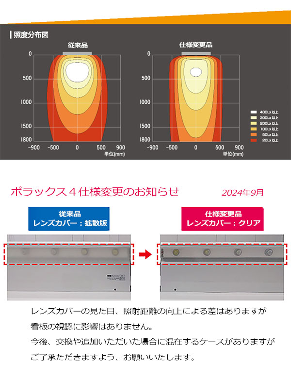 POLLUX4-1800L-30K || 看板照明用LED外照灯 三和サインワークス