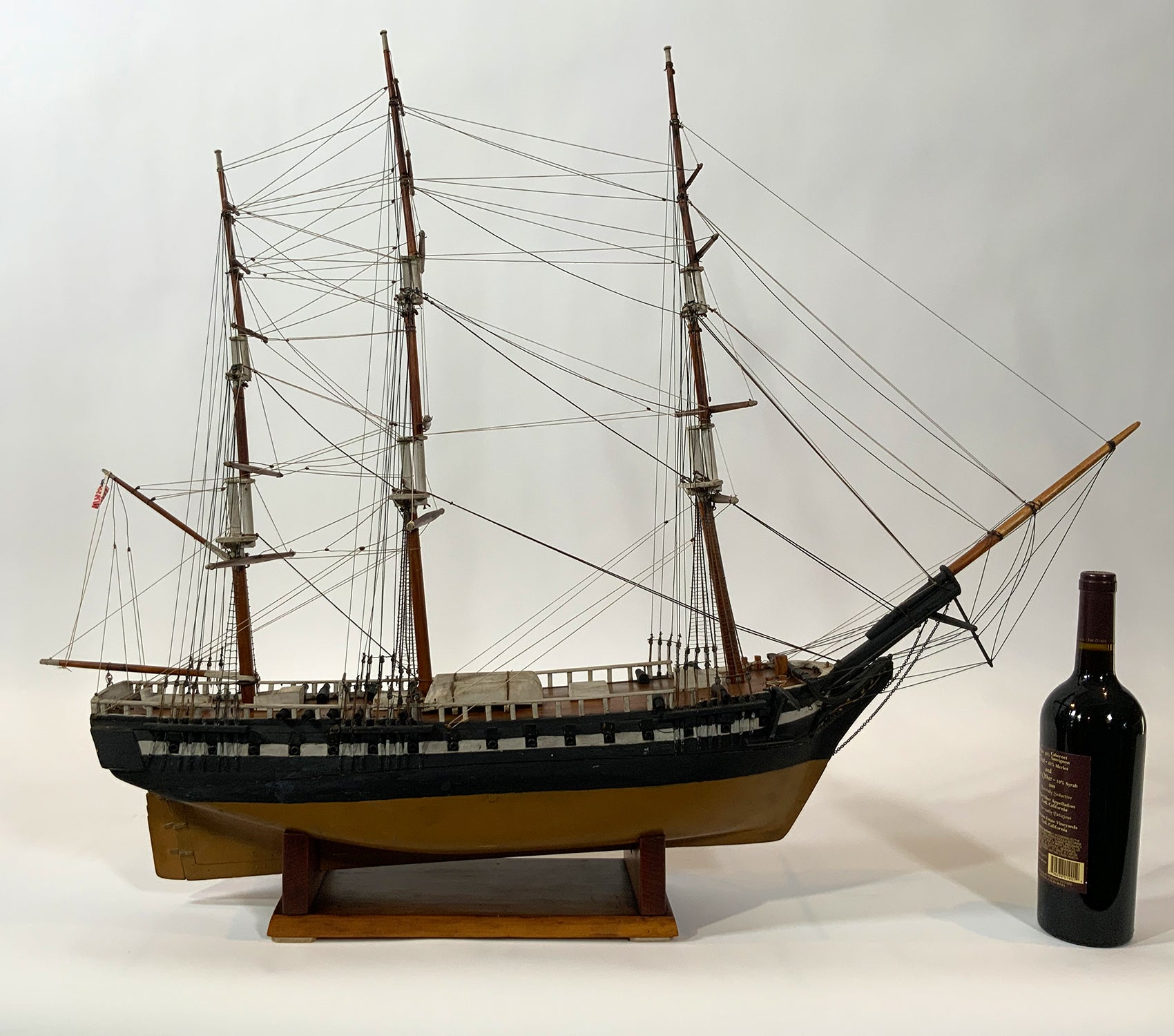 Antique American Ship Model Circa 1910 – Lannan Gallery