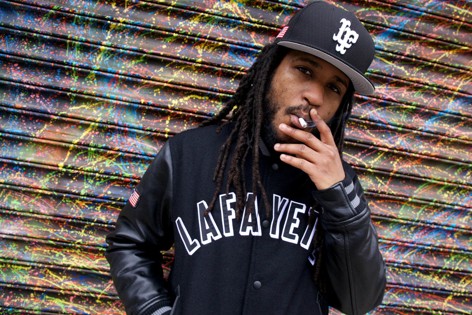 ひ*ろ様 【完売品】lafayette new era コラボ スタジャン 完売品