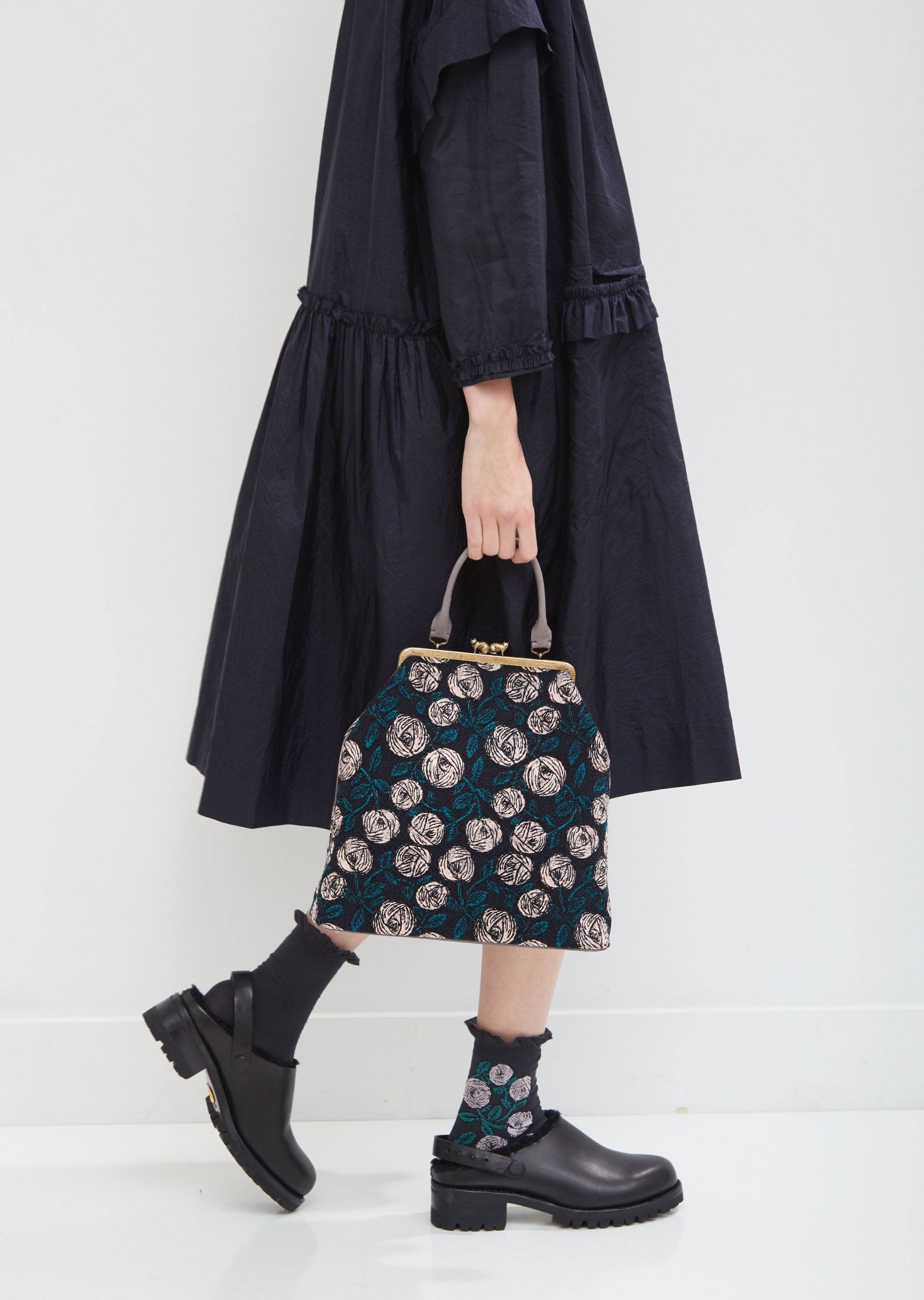 Rosy Floral Tote Bag by Minä Perhonen- La Garçonne