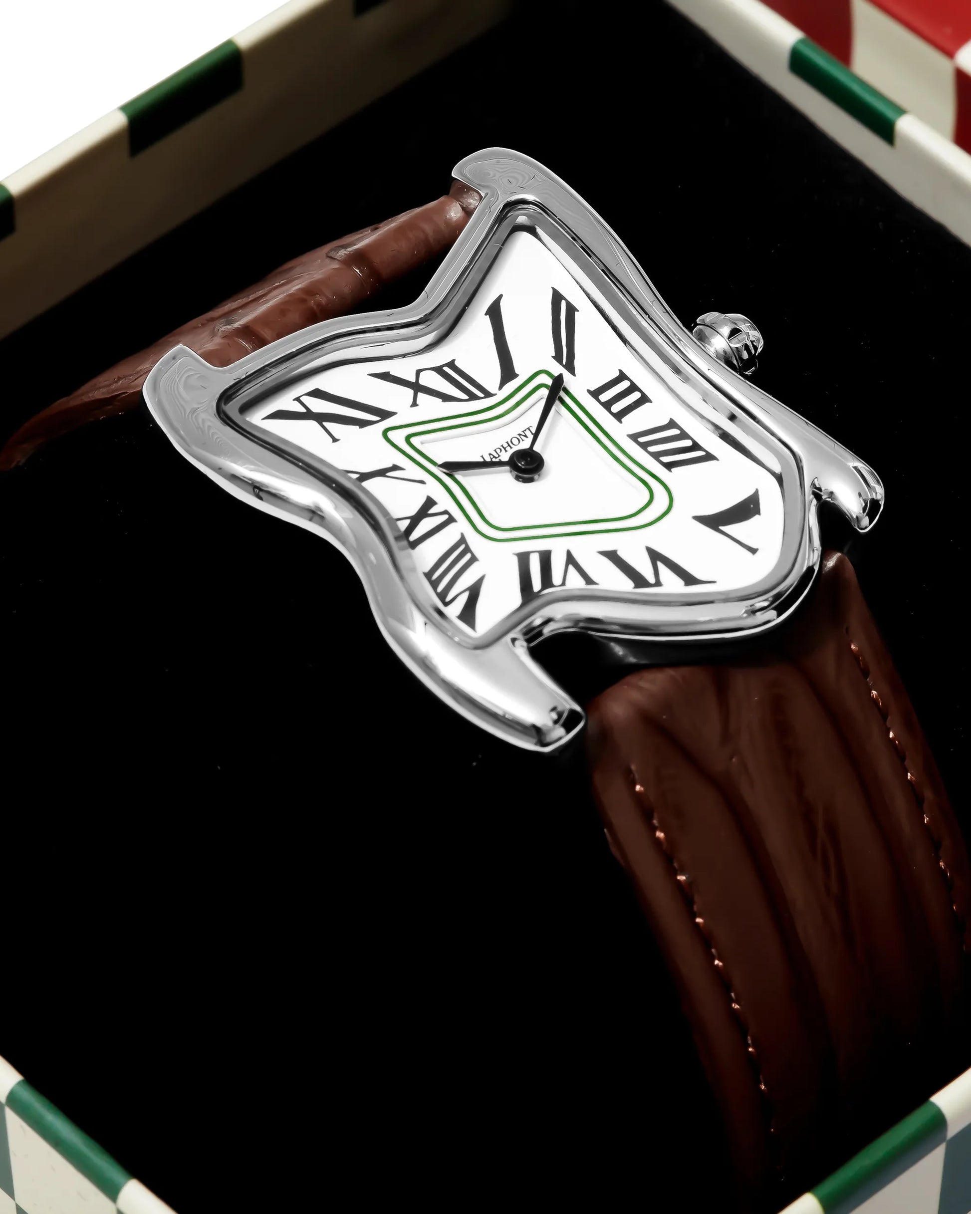 Square Melting Watch Large Silver – Laphont