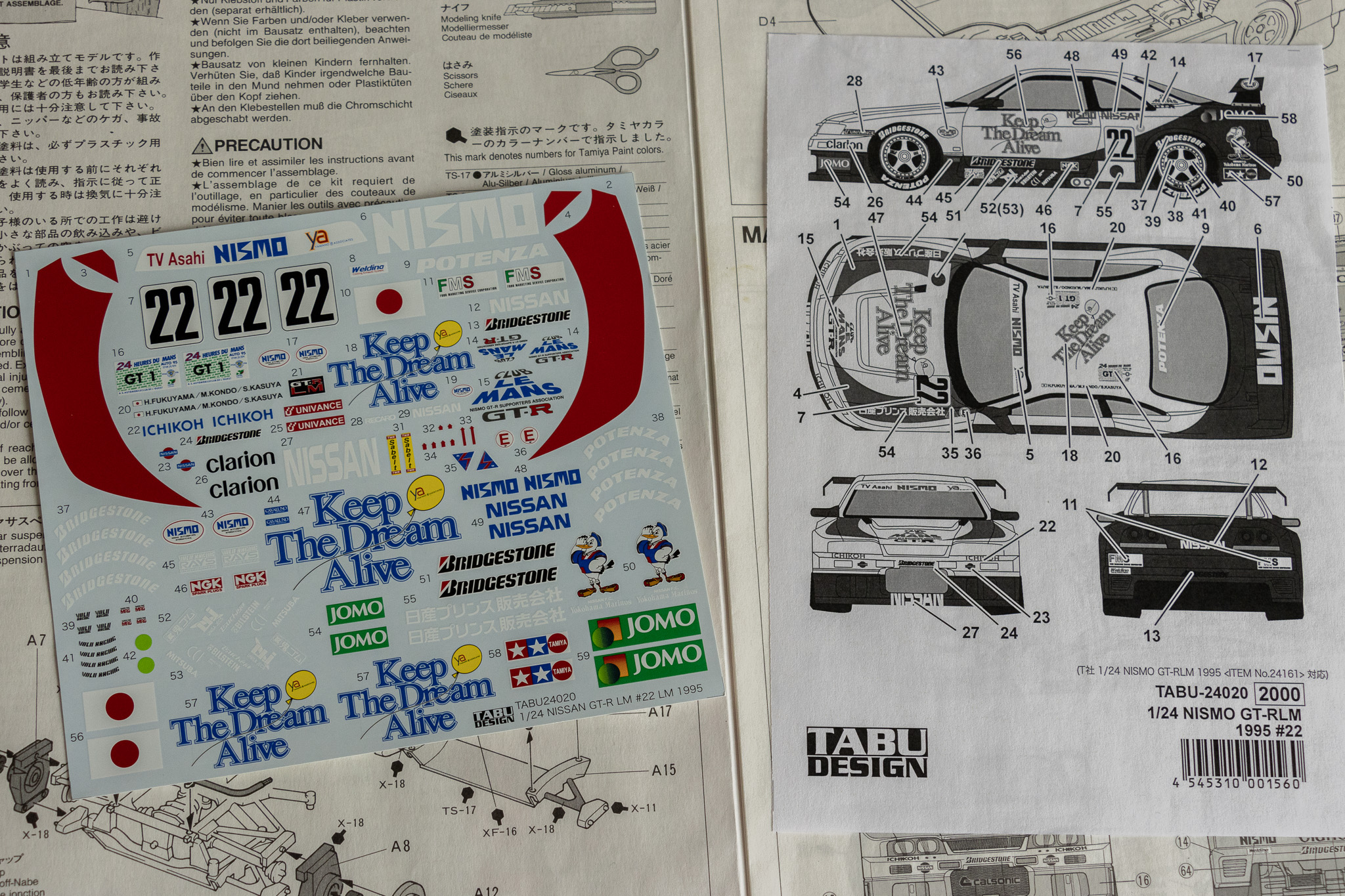 Let's review Tamiya's 1/24 1995 Nismo Clarion GT-R LM w/ Hobby