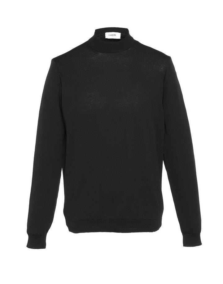 コットンクレープ モックネックニット – LARDINI Online Store