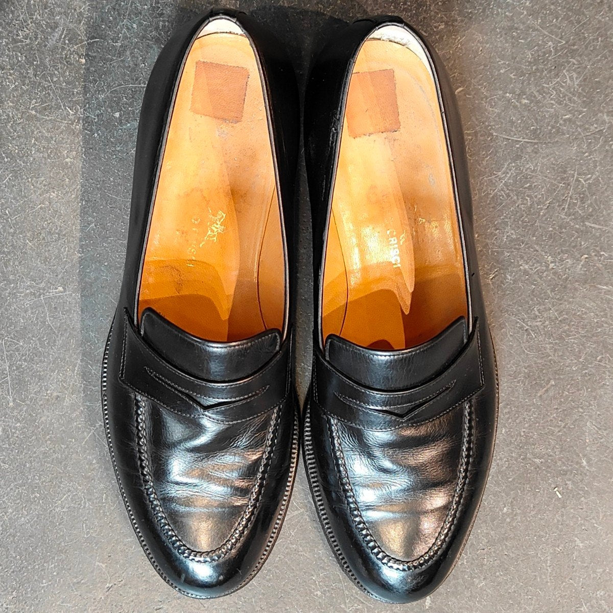 希少 【TANINO CRISCI】タニノクリスチー ローファー カーフ ブラック