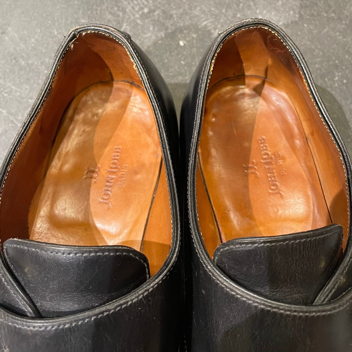 JOHN LOBB】ジョンロブ シングルモンク FOULD カーフ ブラック サイズ