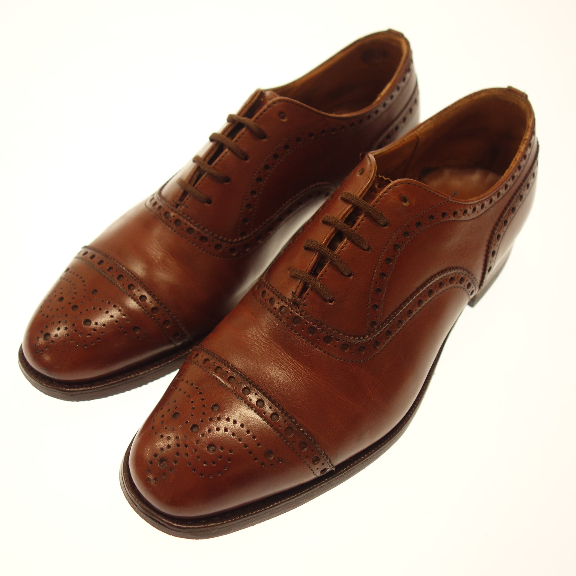 Churchs】チャーチ DIPLOMAT セミブローグ カーフ ブラウン サイズ UK6